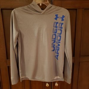 Under Armour long sleeve thin hoodie youth Large